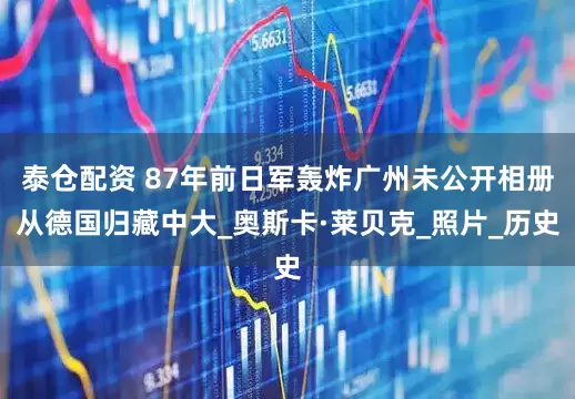 泰仓配资 87年前日军轰炸广州未公开相册从德国归藏中大_奥斯卡·莱贝克_照片_历史